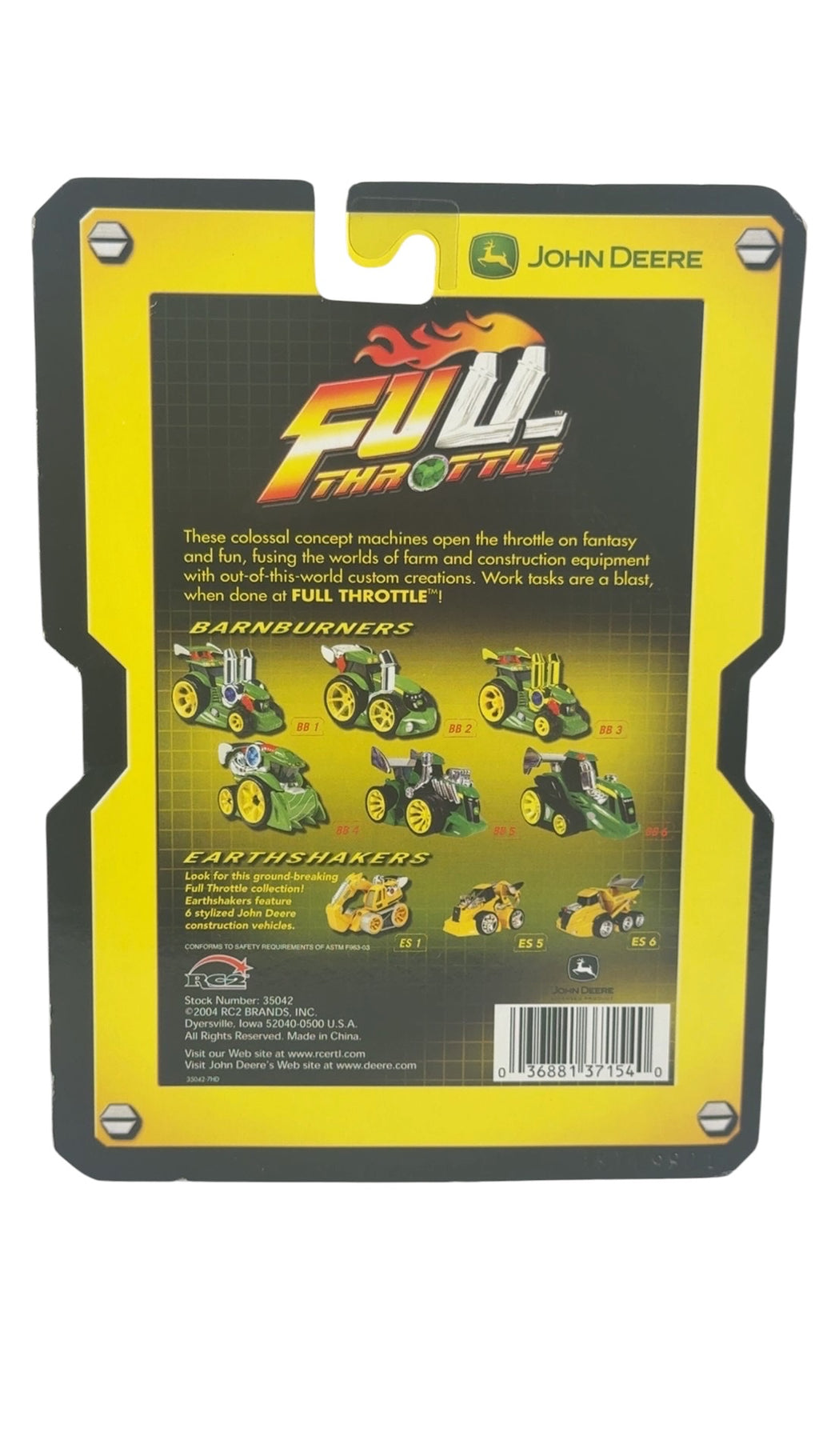 ERTL John Deere Full Throttle Barnburners BB 6 (2004)