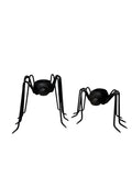 Set of 2 Metal Spider Tealight Candle Holders - Halloween Decor - 2 Sizes