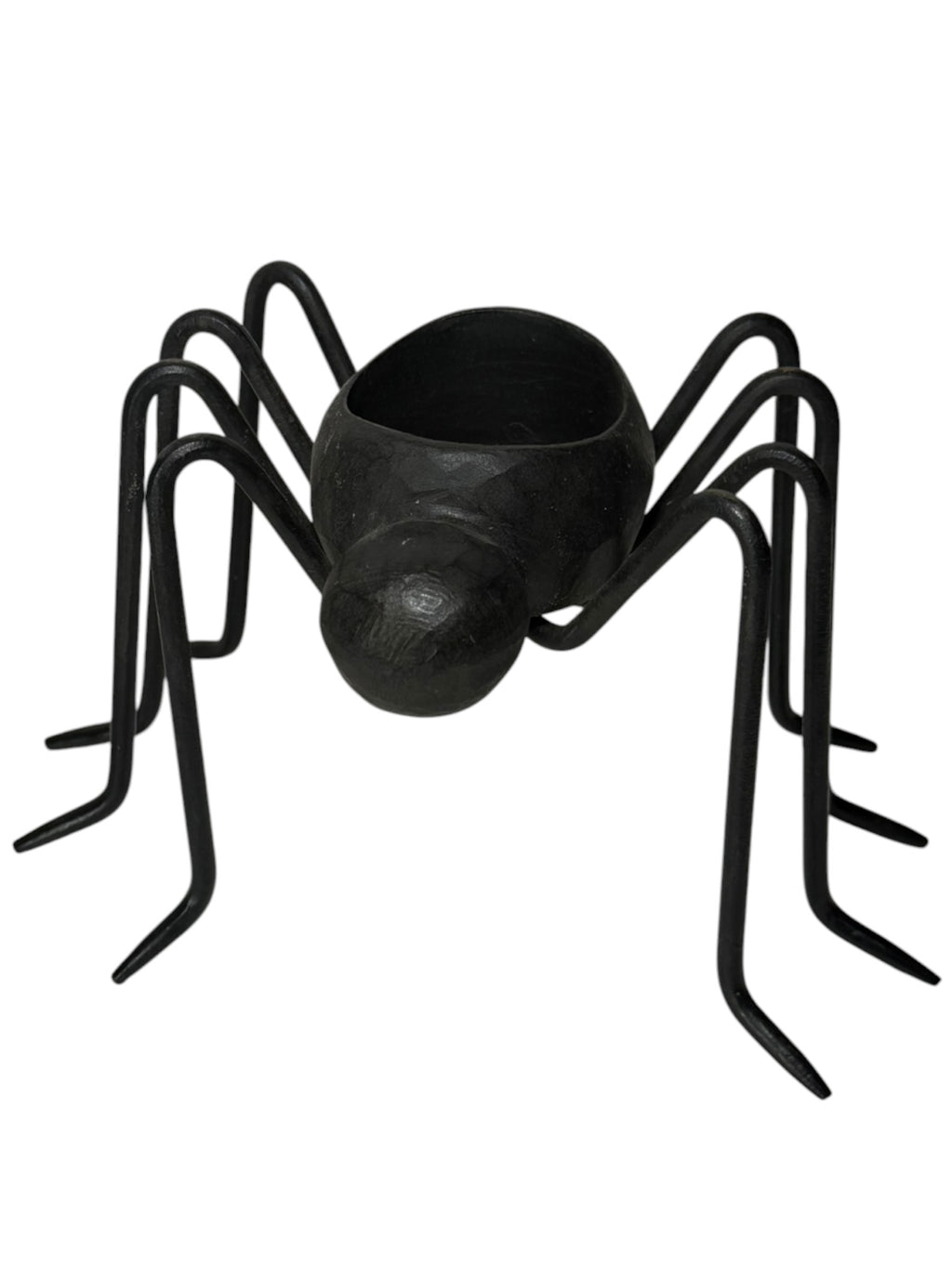 Set of 2 Metal Spider Tealight Candle Holders - Halloween Decor - 2 Sizes