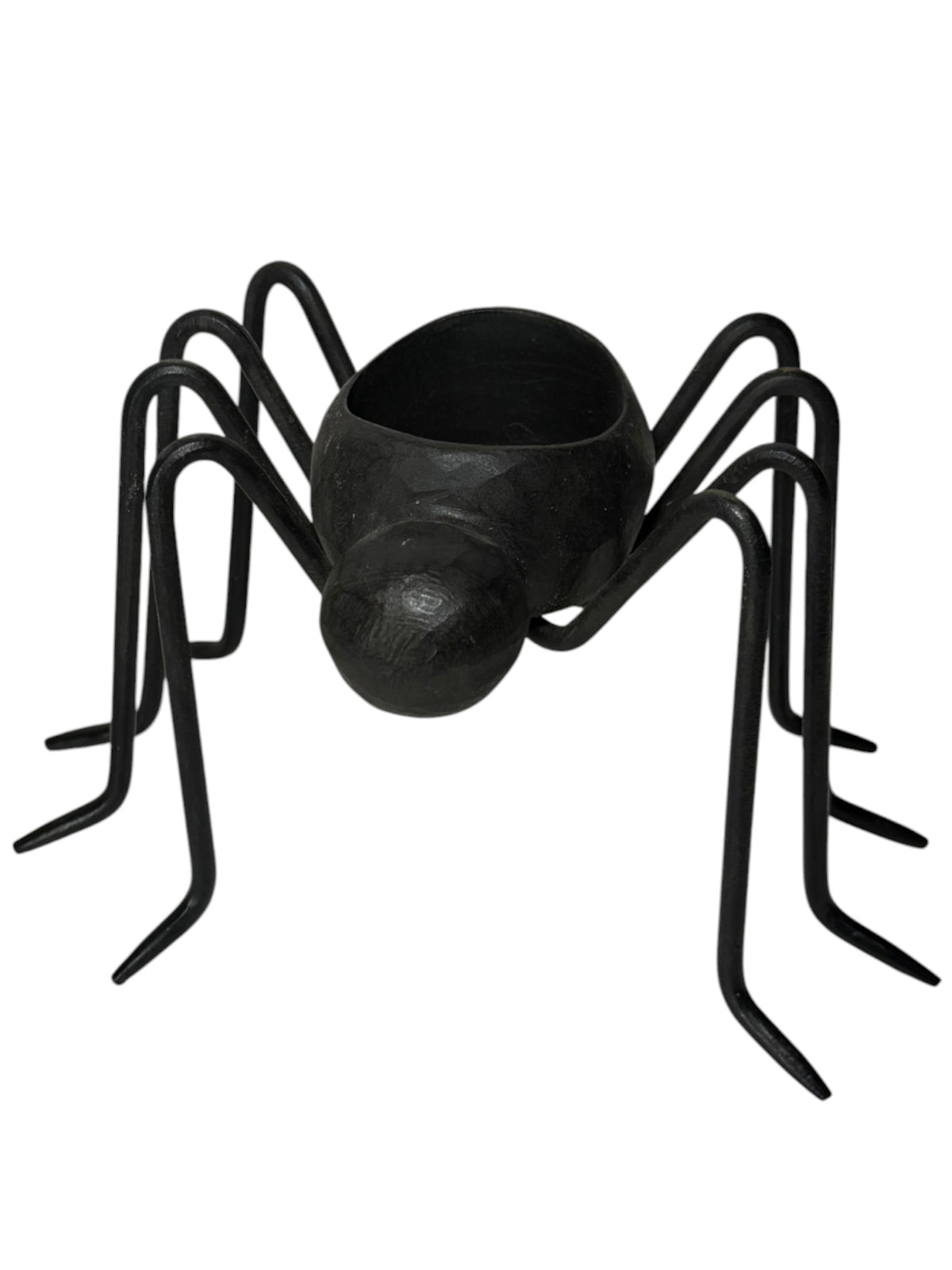 Set of 2 Metal Spider Tealight Candle Holders - Halloween Decor - 2 Sizes