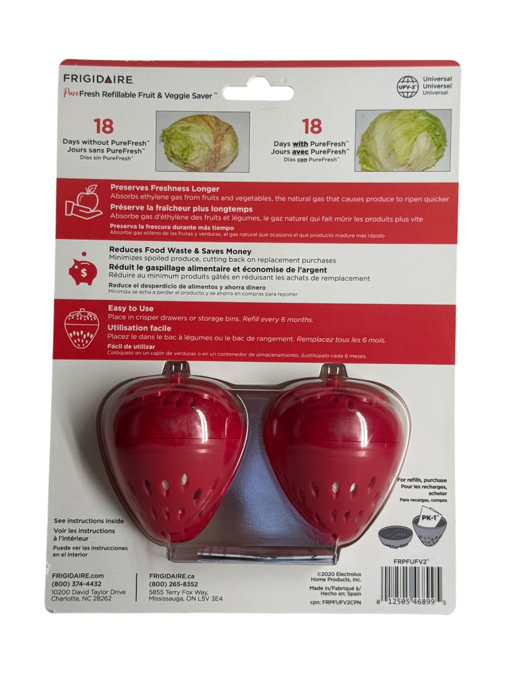 Frigidaire PureFresh Refillable Fruit & Veggie Saver