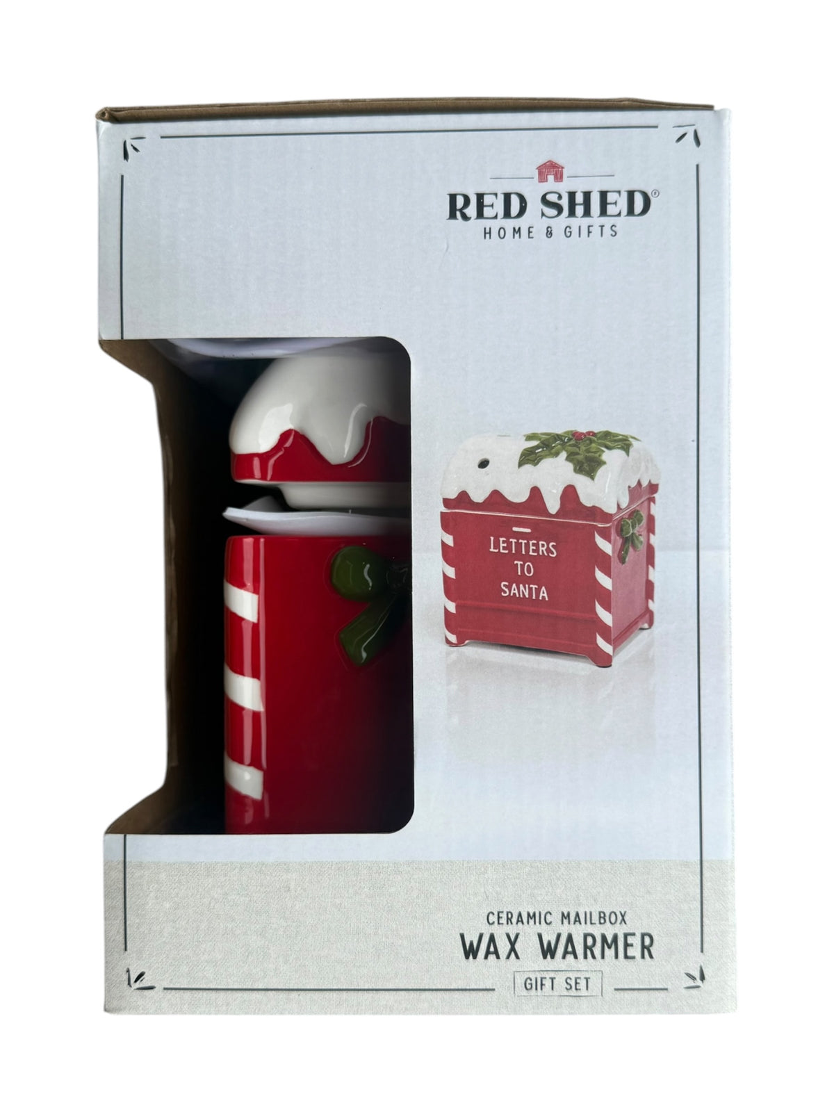 Red Shed Home & Gifts - Letters To Santa - Ceramic Mailbox Wax Warmer